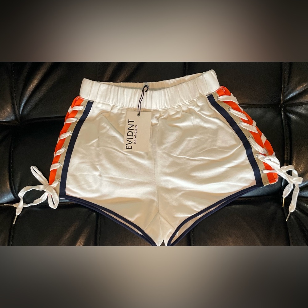 White Cotton Shorts